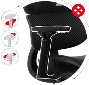 Fotoliu gaming Cruiser 8 (negru + carbon). 1087457