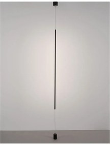 Lampa LED podea/tavan design modern deosebit ELETTRA negru