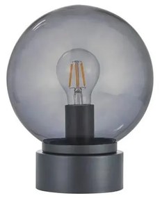 Lampă de masă JIMMY, 1xE27/60W/230V, antracit/negru fumuriu