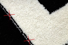 Covor HAMPTON cadru negru - SECUNDAR-COTATI PRODUSUL