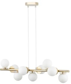 Lustră pe cablu AVOLA 9xG9/12W/230V auriu
