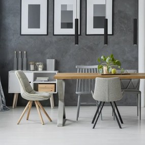 Lustră pe cablu HUDSON 1xGU10/8W/230V neagră