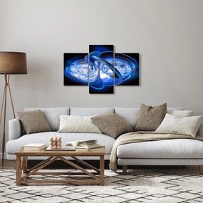 Tabloul abstract albastru (90x60 cm)