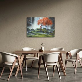 Tablou - Ilustrație a Grădinii de săbii (70x50 cm)