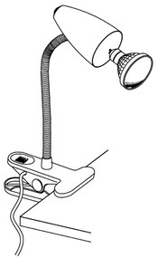 Eglo 94329 - LED Lampa cu clip RICCIO 1xGU10-LED/3W/230V
