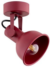 Aplica de perete / tavan cu spot directionabil design modern Lenora rosu