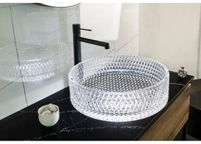 Chiuvetă rotundă din sticlă ø 39,5 cm Maragua – Sapho