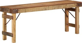 vidaXL bancă natural 110 x 35 x 46 cm Lemn Vechi Recuperat