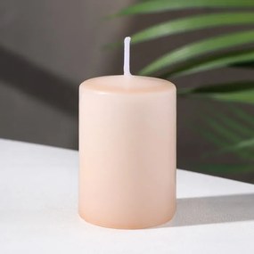 IB Laursen Lumanare decorativa cilindrica roz, ROSE QUARTZ 6cm
