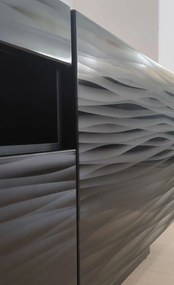 Masă TV Aurora 150 (sahara Negru) (cu iluminat LED). 1124867