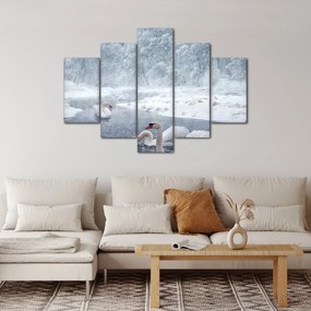 Tablou cu lebăde (150x105 cm)