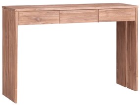 vidaXL Masă consolă, 110 x 35 x 75 cm, lemn masiv de tec