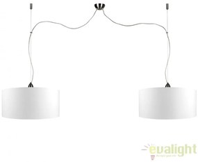 Lustra cu 2 pendule ROME/H2 abajur 47x23cm disponibil in 8 culori