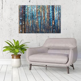 Tablou - Pădurea iarna (90x60 cm)