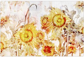 Tablou - Floarea-soarelui,pictură (90x60 cm)