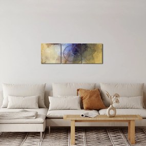 Tablou - Portretul femeii, desen (cu ceas) (90x30 cm)