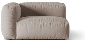 Modul pentru canapea modulară bej (cu colț pe partea stângă ) Martina – Micadoni Home