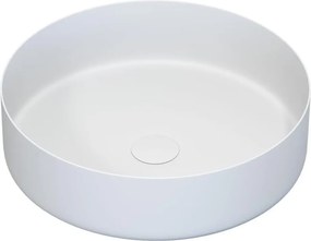 Lavoar pentru blat LJORDAL, Ø 40 cm, oțel/alb