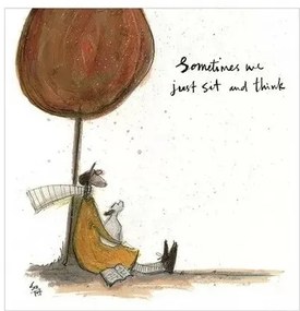 Sam Toft - Sometimes We Just Sit and Think Reproducere, Sam Toft, (30 x 30 cm)