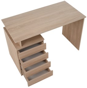 Masă de birou HANY NEW, stejar sonoma