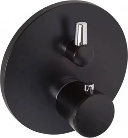 Baterie cada - dus incastrata Kludi Balance negru - crom termostatata