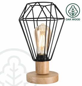 Lampă de masă Brilagi WOODY BASKET 1xE27/60W/230V stejar
