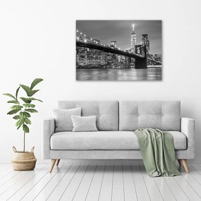 Print pe canvas New york, pe timp de noapte