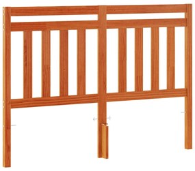 844180 vidaXL Tăblie de pat, maro ceruit, 135 cm, lemn masiv de pin