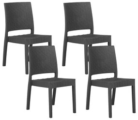 Set scaune 6 buc. Fossil (grafit). 1011529