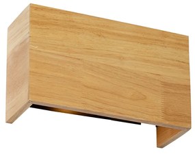 Aplică de perete rustică din lemn de stejar - Otan