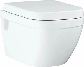 Set vas wc suspendat Grohe Euro Ceramic rimless si capac softclose prindere la vedere