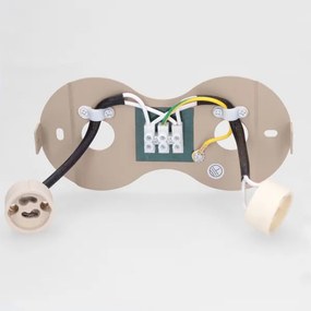 BRILAGI - Lampă spot MIA DOUBLE 2xGU10/30W/230V bej