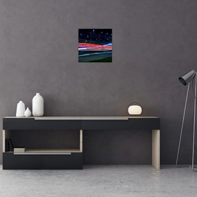 Tabloul orașului nocturn (30x30 cm)