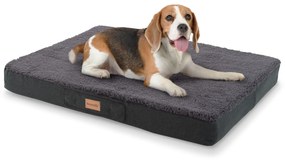Balu, pat pentru câine, pernă pentru câine, lavabil, ortopedic, antiderapant, spumă cu memorie, dimensiunea M (79 × 8 × 60 cm)