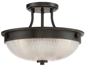 Lustră aplicată Quoizel QZ-MANTLE-SF-PN MANTLE 2xE27/60W/230V bronz