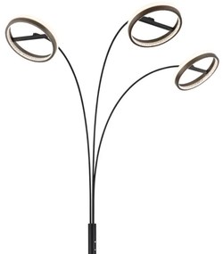 Globo 67179S1 - Lampă de podea LED tactilă dimabilă DELLA 48W/230V 3000-6000K