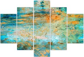 Tablou - Abstract albastru (150x105 cm)