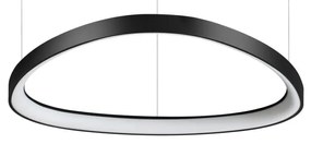 Lustra LED suspendata design circular GEMINI SP D61 NERO