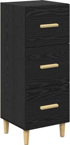 vidaXL Bufet cu sertar Stejar negru 34.5 x 34 x 90 cm Lemn compozit