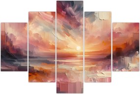 Tablou - Răsărit pictat (150x105 cm)