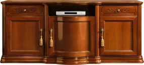 Comodă lemn masiv nuc Bologna TV, 188 × 55 × 79 cm