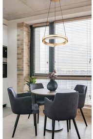 Lustra LED suspendata design circular cu telecomanda BLONDIE