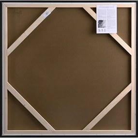 Tablou pictat manual 100x100 cm Playblack 1 - Malerifabrikken