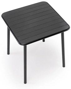 Masa patrata Bosco neagra L70 cm