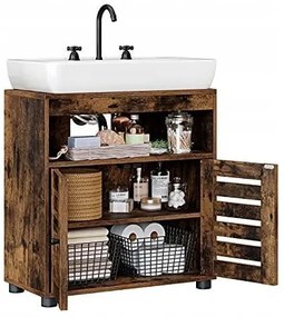 Dulap de baie sub chiuvetă - stil rustic