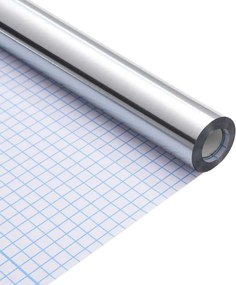 vidaXL Autocolant pentru Mobilă Argintiu 90 x 500 cm Plastic