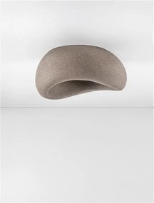 Plafoniera design modern, Stone Brown, AERE, L 50cm