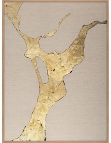 Tablou pictat manual 90x120 cm Wild Horizon Gold – Malerifabrikken