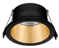 Spot incastrabil GU10 STARDUST negru/ auriu