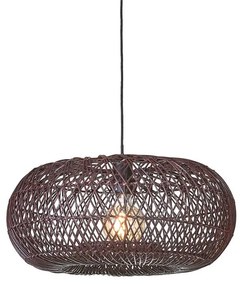 Lustra/Pendul Eco, Ratan, Arizona visiniu, S